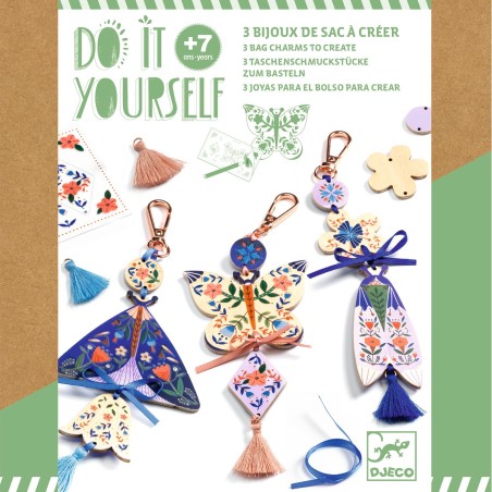 Do it yourself - 3 bijoux de sac à créer