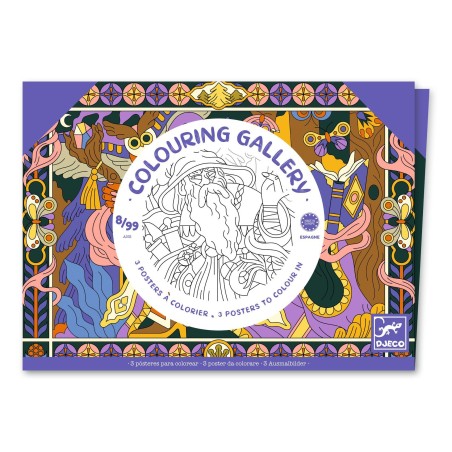 Colouring gallery - 3 posters à colorier - Héroïques