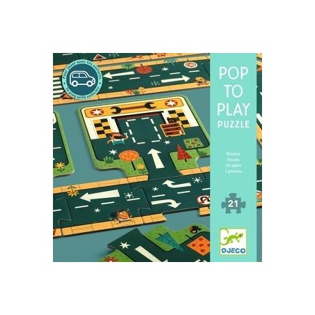 Pop to play puzzle - routes