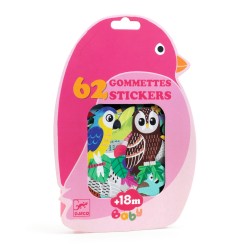 62 grosses gommettes...
