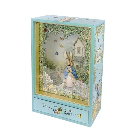 La boite à musique traditionnelle - Peter Rabbit - Jardin