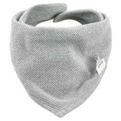 Bavoir bandana - Grain Grey
