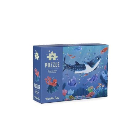 Puzzle 24 pcs phosphorescent - Les aventures de Paulie