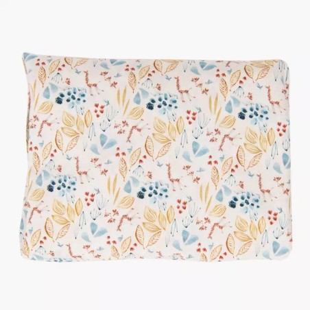 Drap housse motif floral 70x140cm - Sous mon baobab