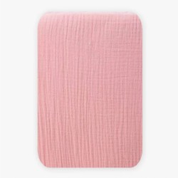 Drap housse Rose uni...