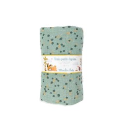Drap housse motif floral...