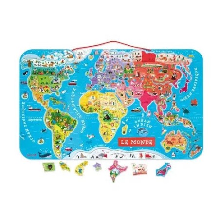 Puzzle Monde magnétique