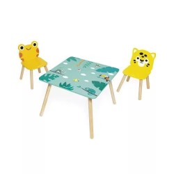 Table avec 2 chaises en...