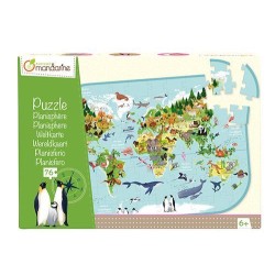Puzzle planisphère
