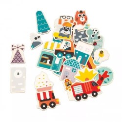 Magnets 24 pcs - Ville
