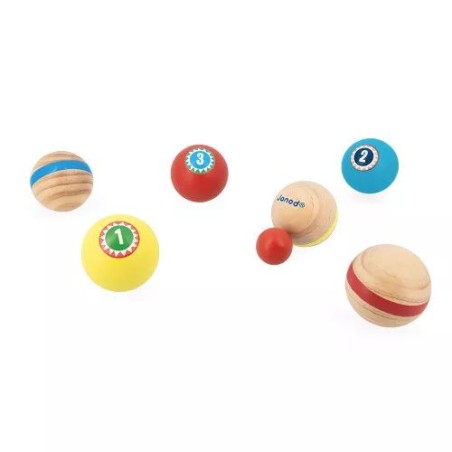Pétanque en bois