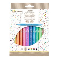 Pochette de 12 feutres