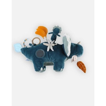 Peluche d'activités en Veloudoux et mousseline de coton BIO