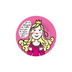 Assiette Princesse - Je ne...