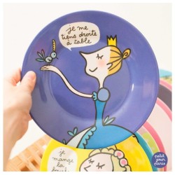 Assiette Princesse - Je me...