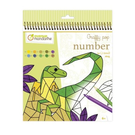 Graffy Pop Number - Dinosaures