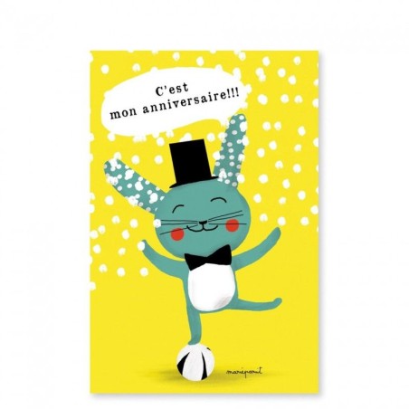 Cartes d'invitations - Lapin