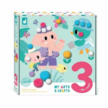 3 ans - Pompons