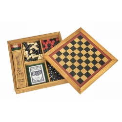 Coffret mutlijeux en bois...