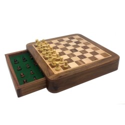 Echiquier Tiroir en bois