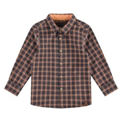 Chemise à carreaux - Dark grey