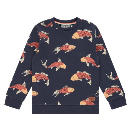Sweat sans capuche - Poissons - Dark Royal