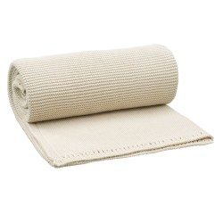 Couverture en maille "Beige"