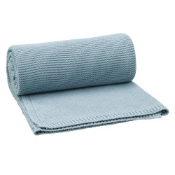 Couverture en maille - Blue...
