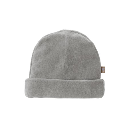 Bonnet naissance velours - Grey