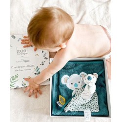 Cape de bain + doudou -...