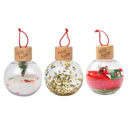 Set de 3 boules de Noël