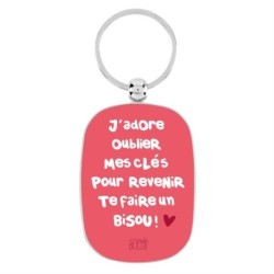 Porte-clés "J'adore oublier...