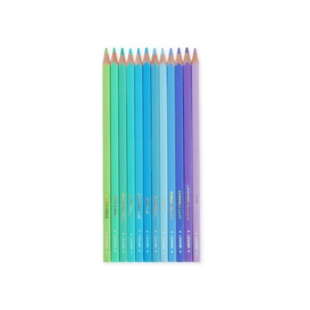 Set de 12 crayons de couleurs - Ocean palette