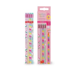 4 crayons à papier avec...