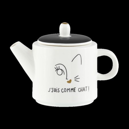 Théière solitaire - Je suis comme chat !