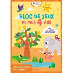 Bloc de jeux de mes 4 ans -...