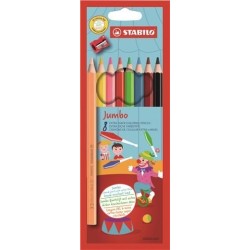 8 gros crayons - Jumbo