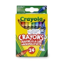 24 crayons pastel