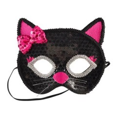 Masque Chat - Black Fuchsia