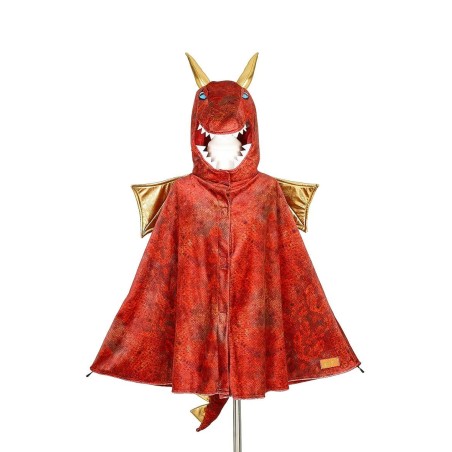 Cape dragon rouge - 4-7 ans