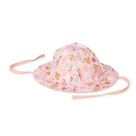 Chapeau de soleil réversible - Coral Sea et Pink