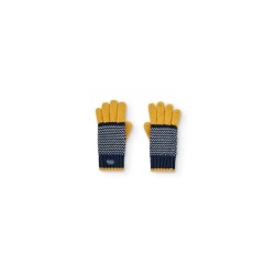 Gants en laine - Bleu et...