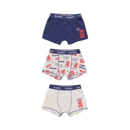 Pack de 3 boxers - London