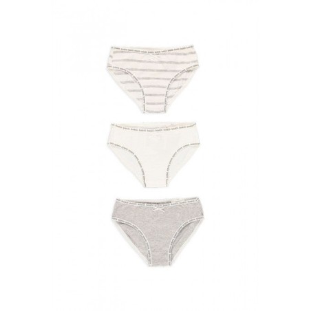 Pack de 3 culottes pour fille - organique