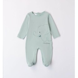 Pyjama Jersey Bleu - éléphant