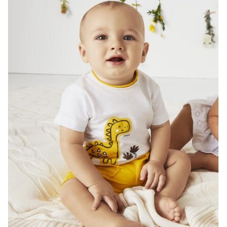 Ensemble t-shirt et short - Jaune