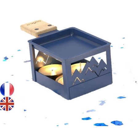 Yeti - Raclette à la bougie pliable - Bleu