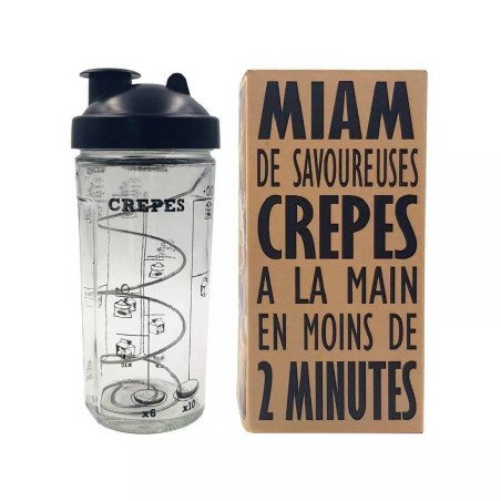 Shaker pour crêpes, gaufres et pancakes