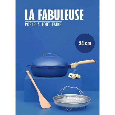 La petite fabuleuse poêle - 24cm - Saphir
