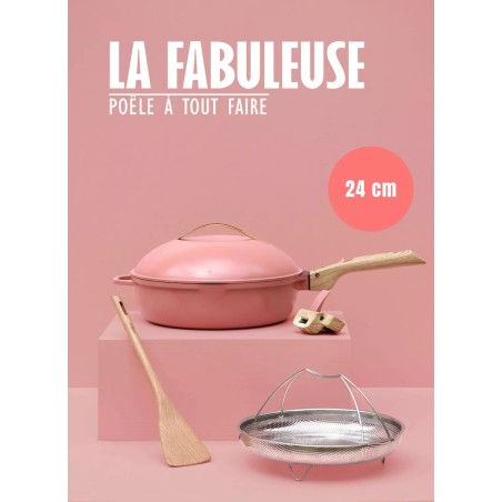 La petite fabuleuse poêle - 24cm - Pivoine